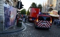 Veiligheidsdorp op de Zavel in Brussel tijdens de Nationale Feestdag